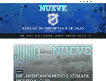 Tablet Screenshot of elnuevedemorteros.com.ar
